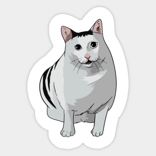 Huh Cat Meme Sticker